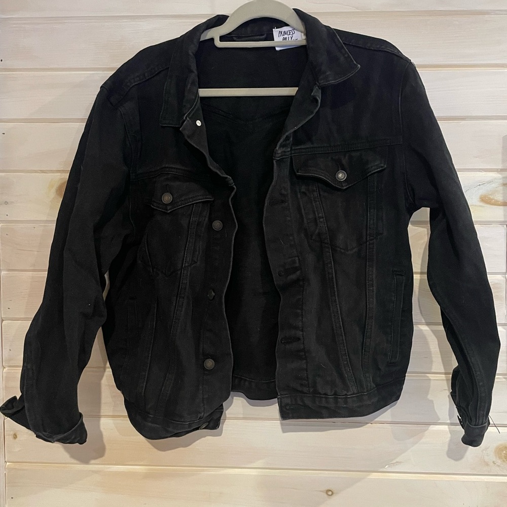Princess Polly xx black jean jacket
